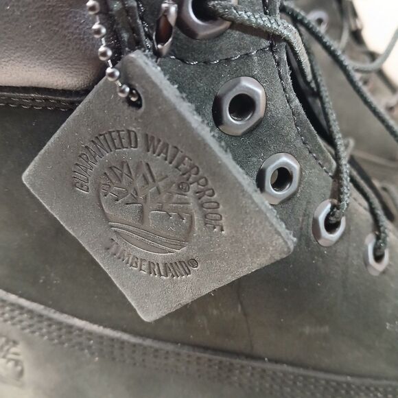 Timberland Men's 6” Inch CLASSIC Premium BOOTS 10073 BLACK Nubuck NWOB Size 11.5 - Picture 5 of 16